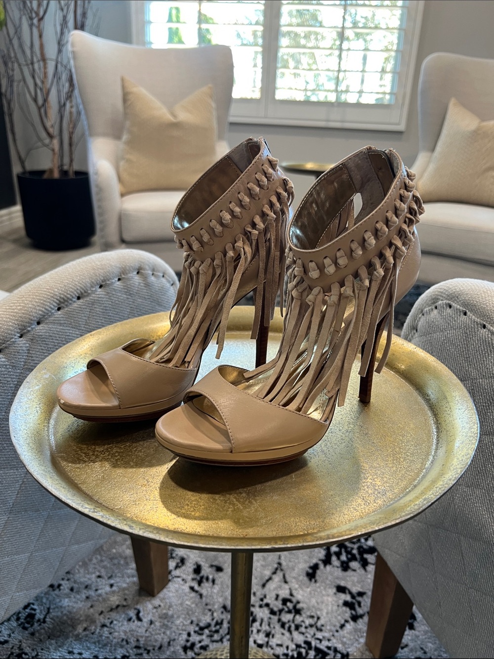 Falchi by Falchi Amanda Fringe Heel